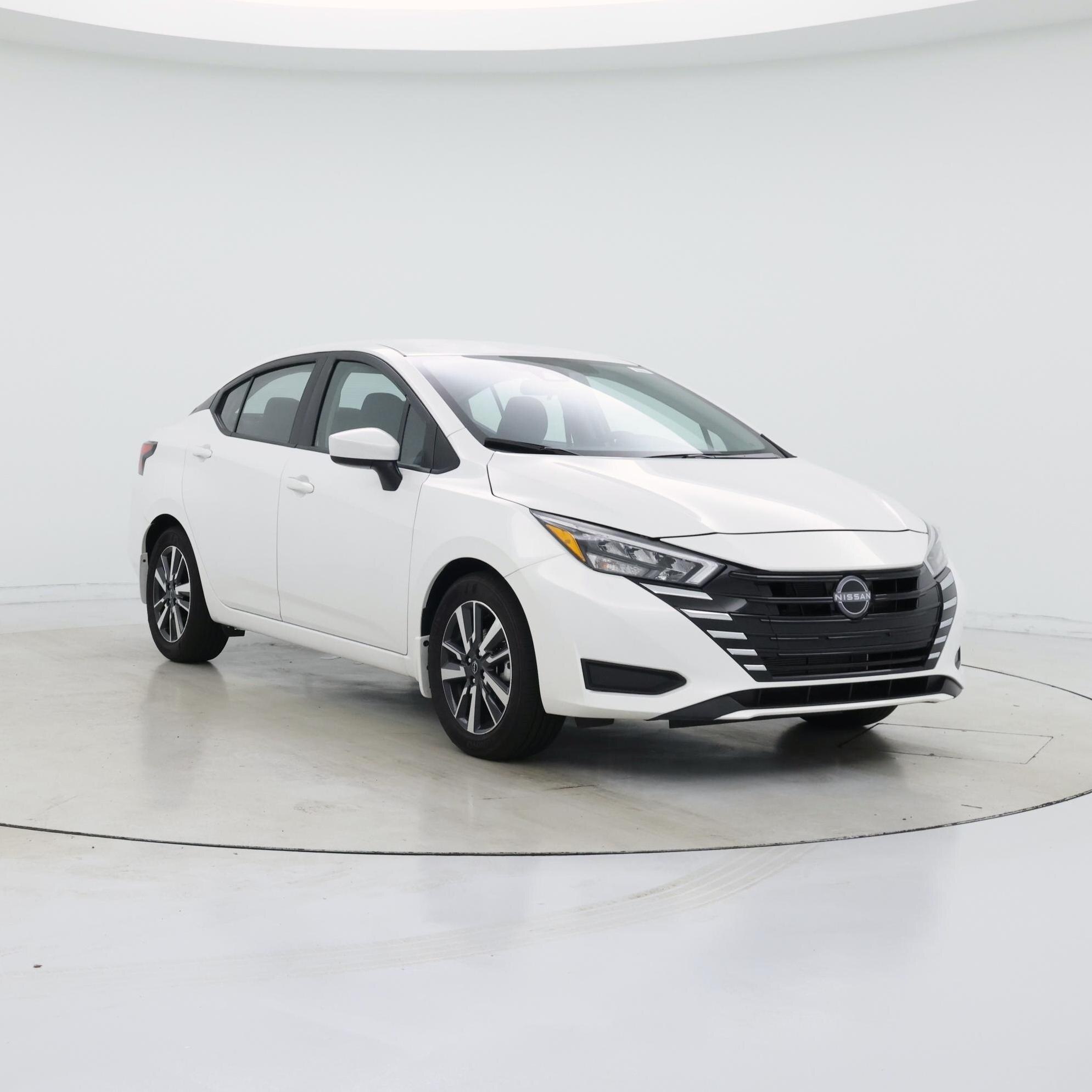 White 2025 Nissan Versa Sedan Front-Wheel Drive Automatic