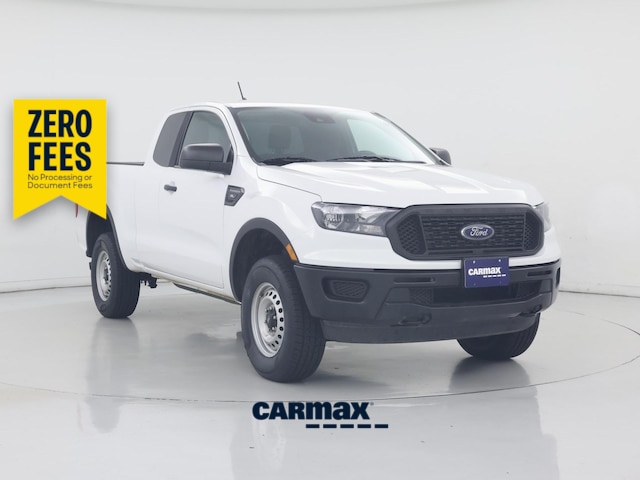 White 2022 Ford Ranger Pickup Truck Four-Wheel Drive Automatic