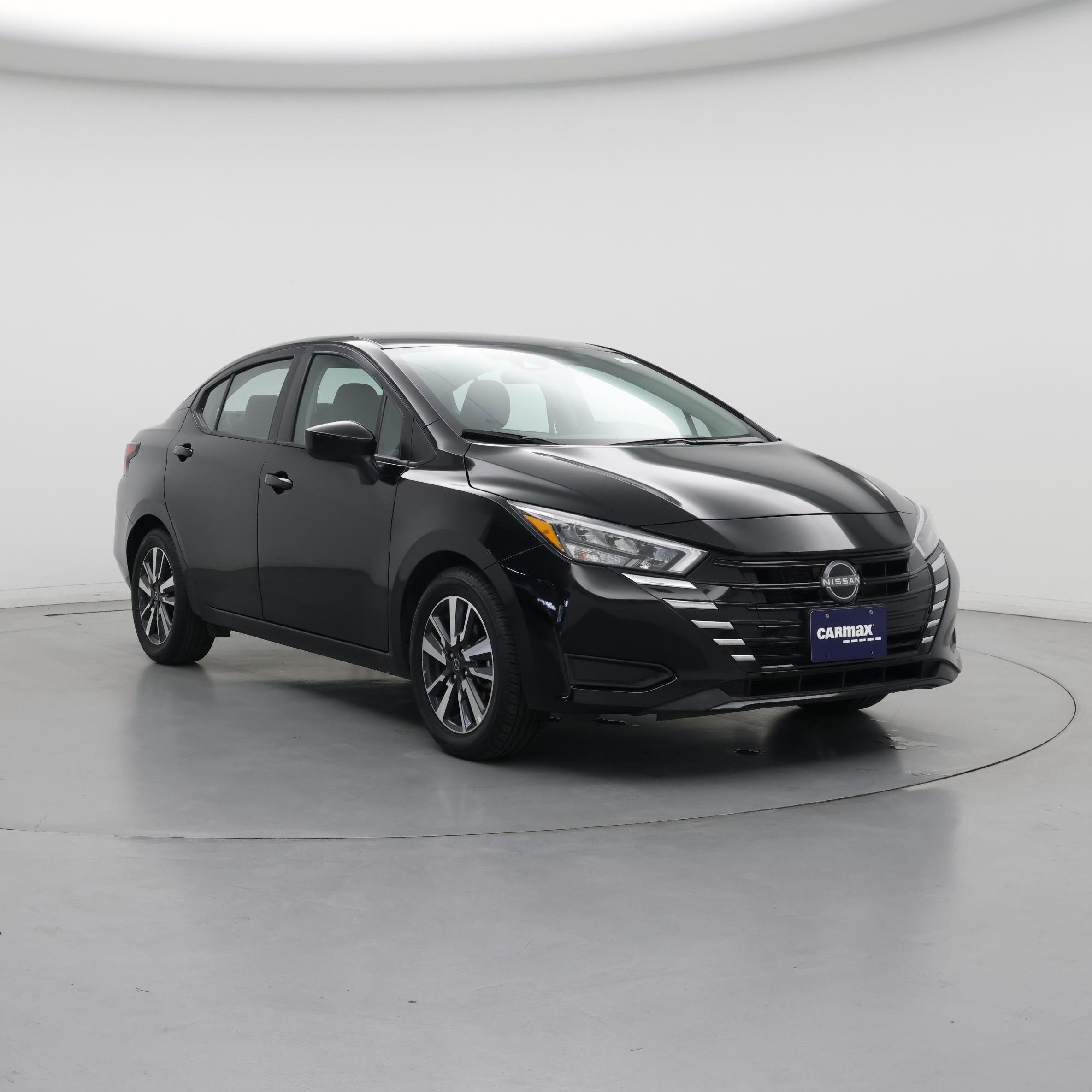 Black 2025 Nissan Versa Sedan Front-Wheel Drive Automatic