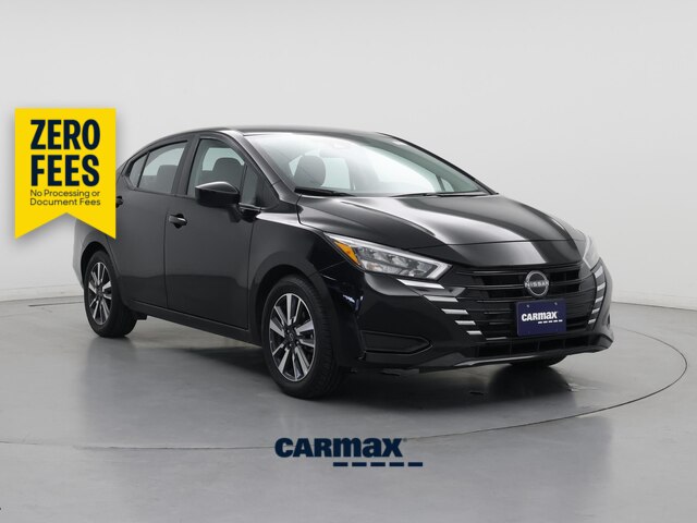 Black 2025 Nissan Versa Sedan Front-Wheel Drive Automatic
