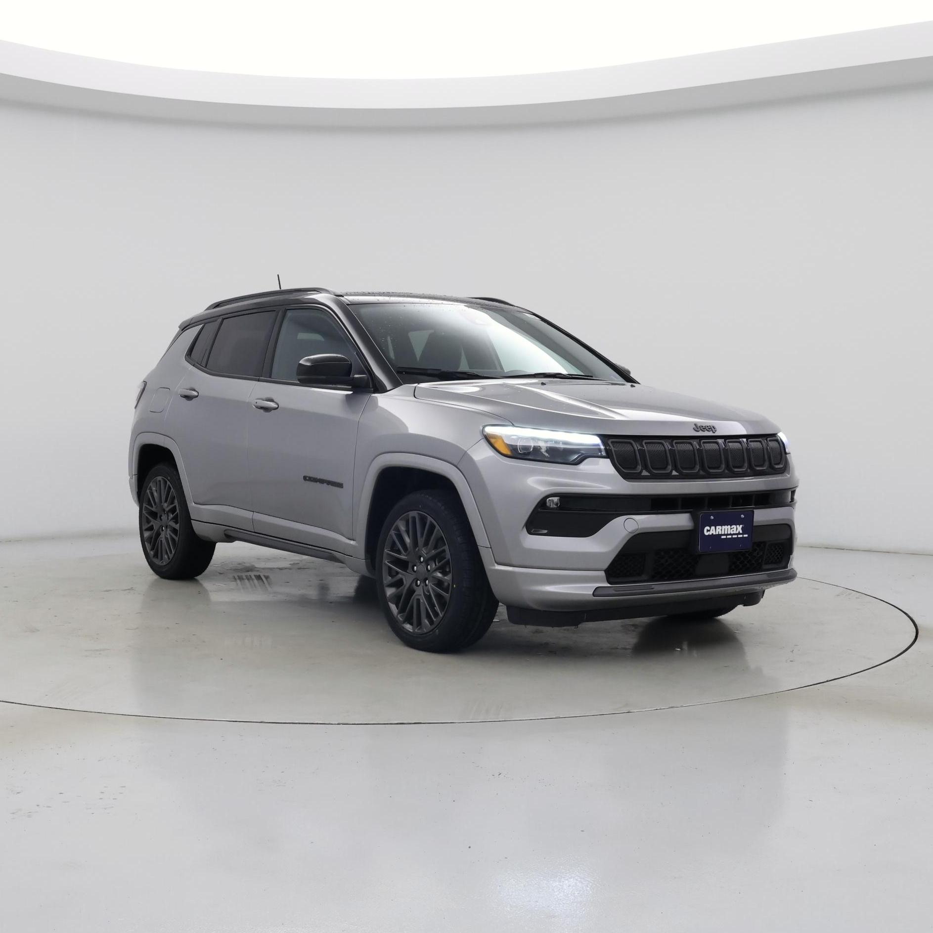 Silver 2022 Jeep Compass SUV / Crossover Four-Wheel Drive Automatic