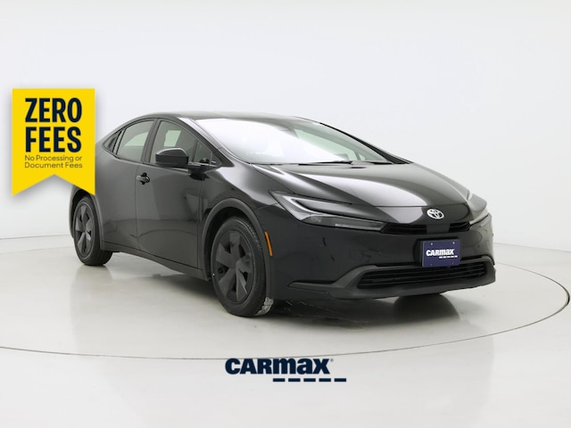 Black 2025 Toyota Prius Hatchback Front-Wheel Drive Automatic