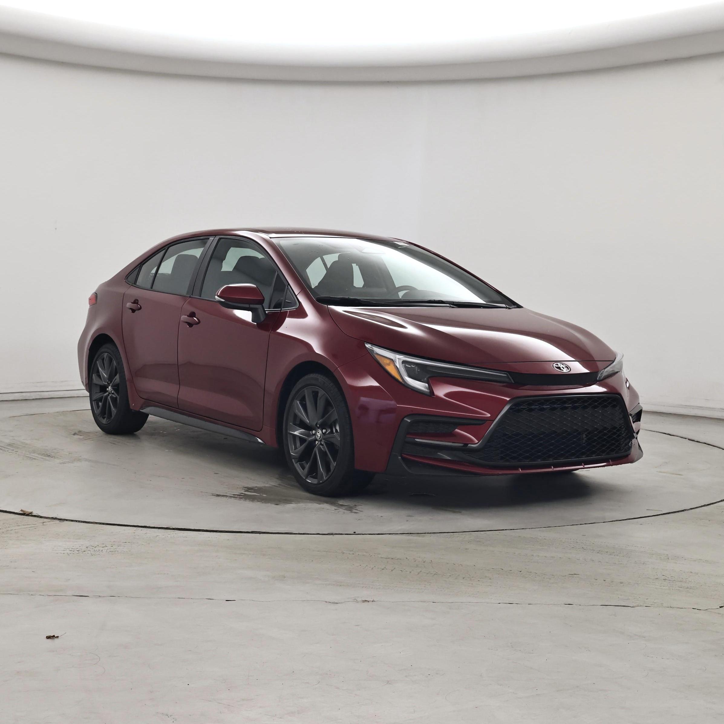 Red 2025 Toyota Corolla Sedan Front-Wheel Drive Automatic