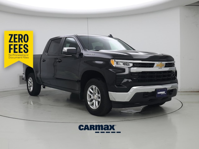 Black 2024 Chevrolet Silverado 1500 Pickup Truck Four-Wheel Drive Automatic