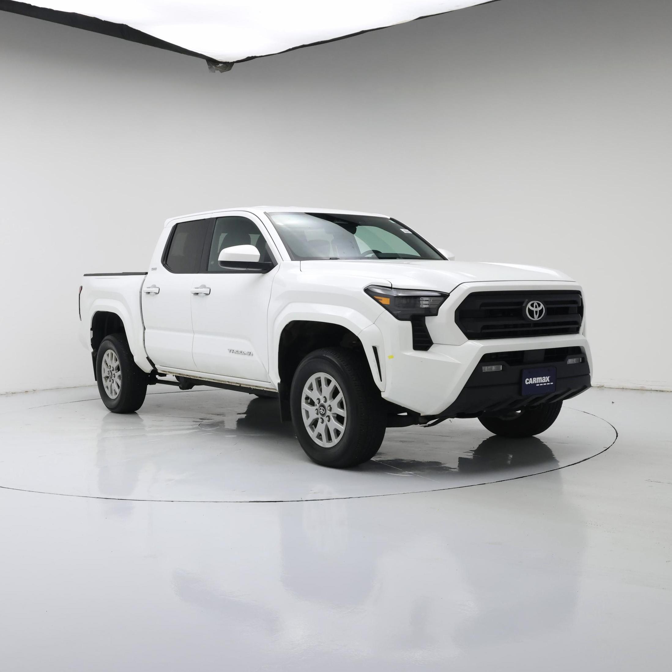 White 2024 Toyota Tacoma Pickup Truck Four-Wheel Drive Automatic