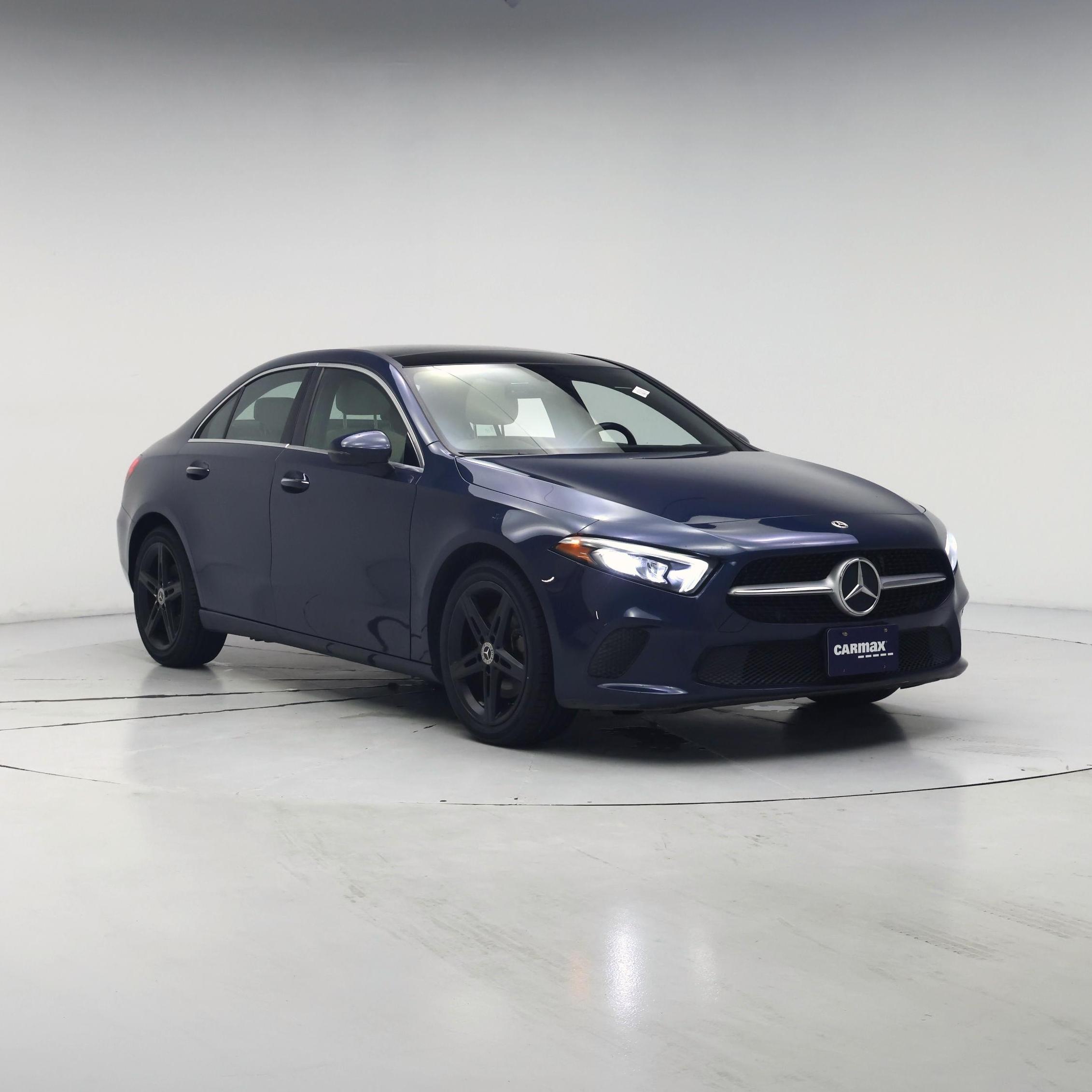 Blue 2022 Mercedes-Benz A-Class Sedan All-Wheel Drive Automatic