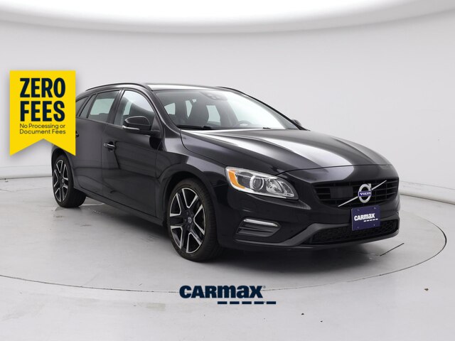 Black 2018 Volvo V60 Wagon Front-Wheel Drive Automatic