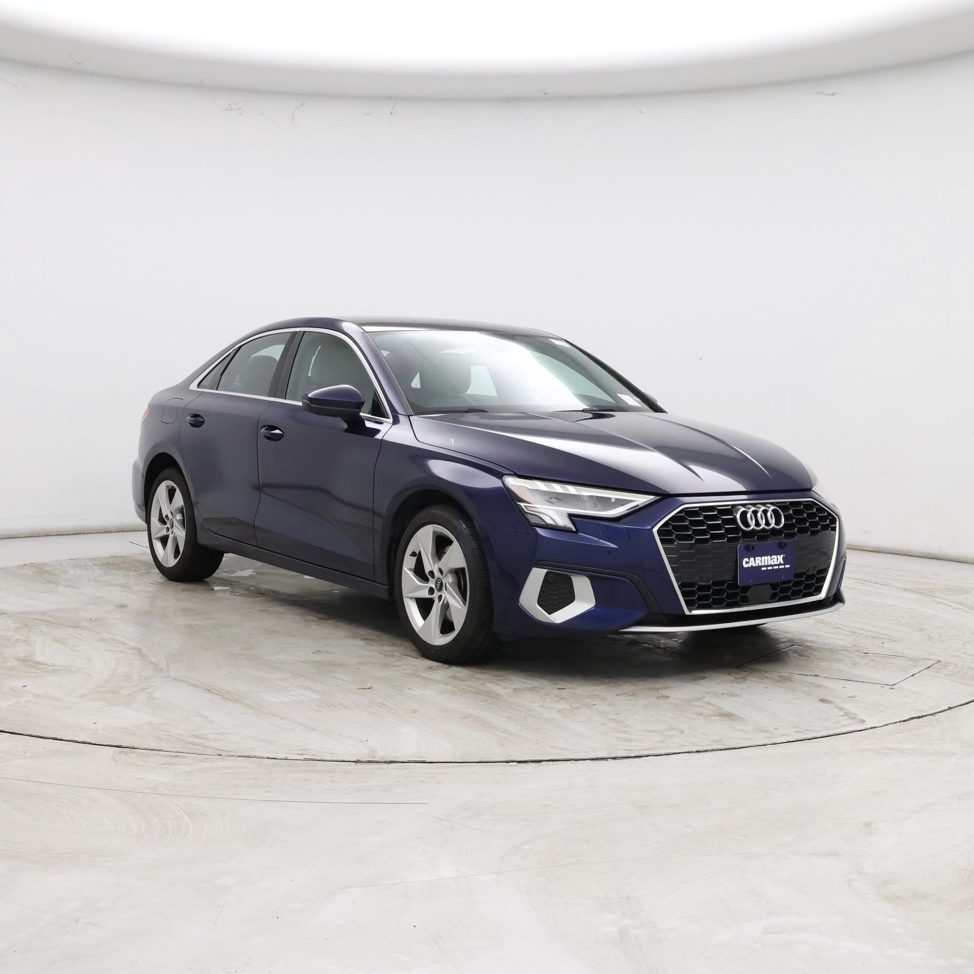 Blue 2024 Audi A3 Sedan Front-Wheel Drive Automatic