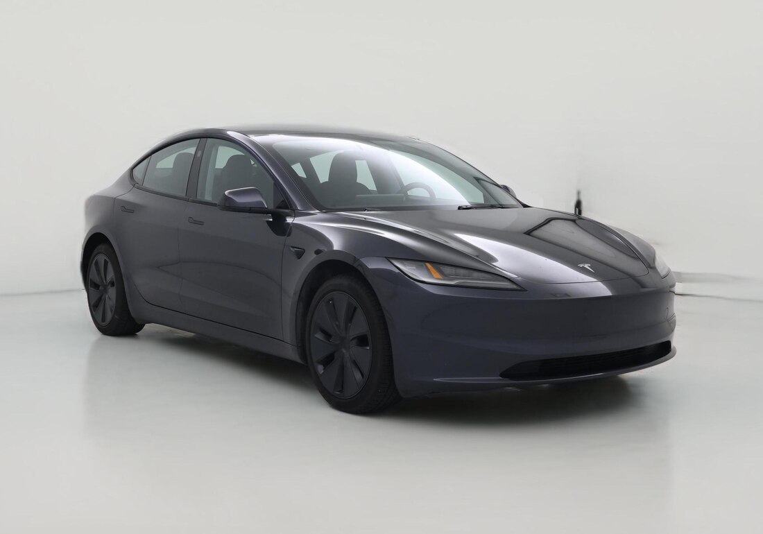 2024 Tesla Model 3 Rear-Wheel Drive in Gray — CarMax photo
