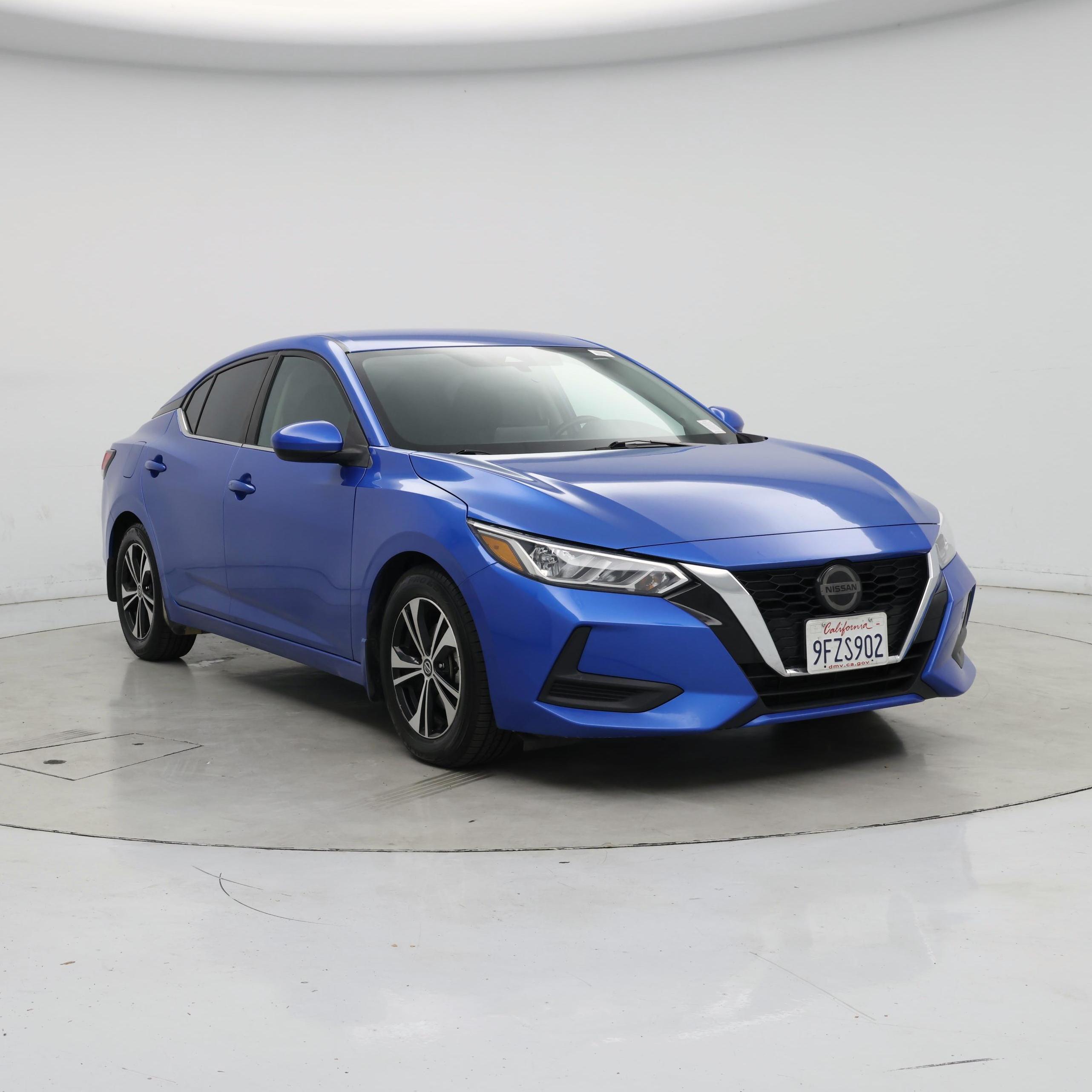 Blue 2023 Nissan Sentra Sedan Front-Wheel Drive Automatic