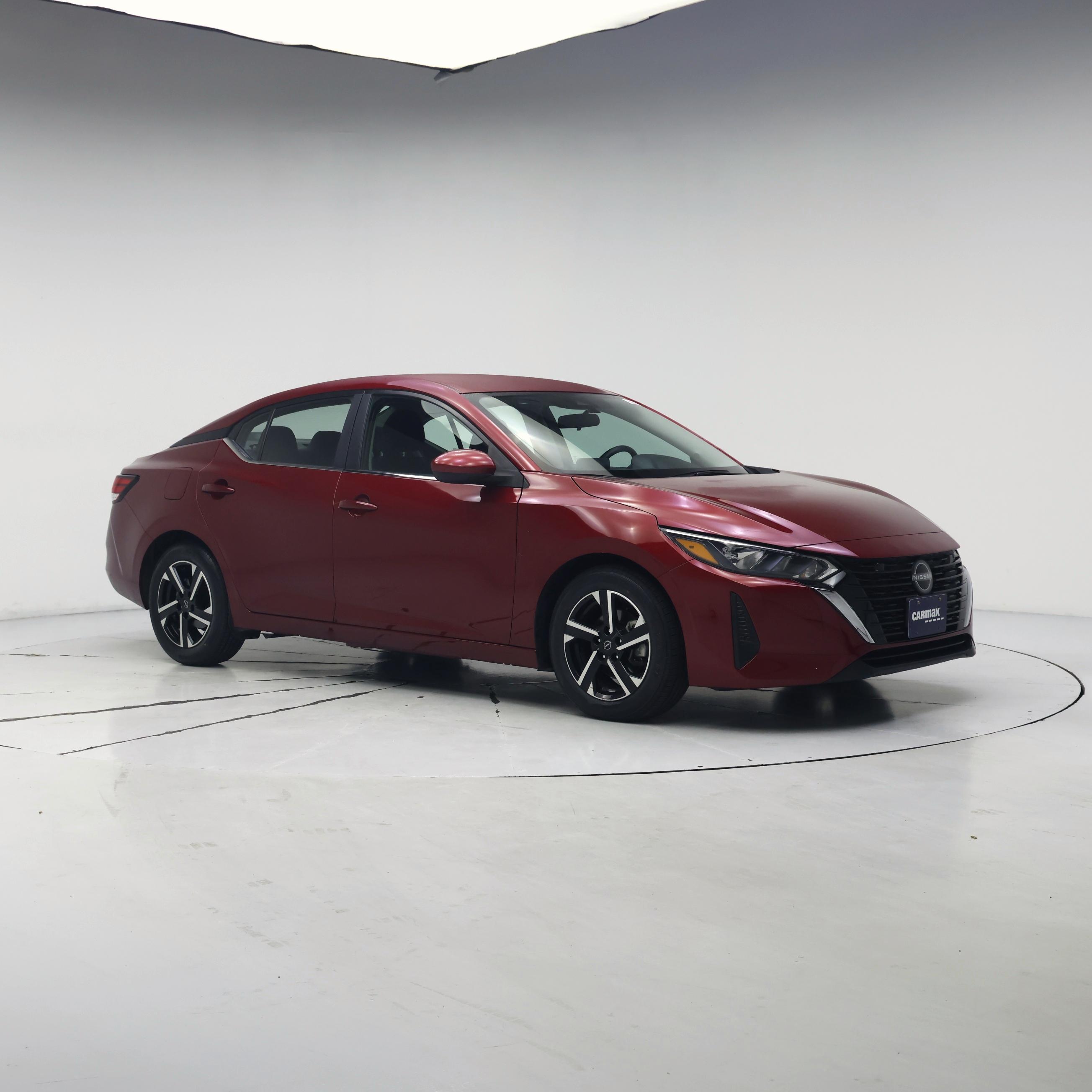 Red 2024 Nissan Sentra Sedan Front-Wheel Drive Automatic