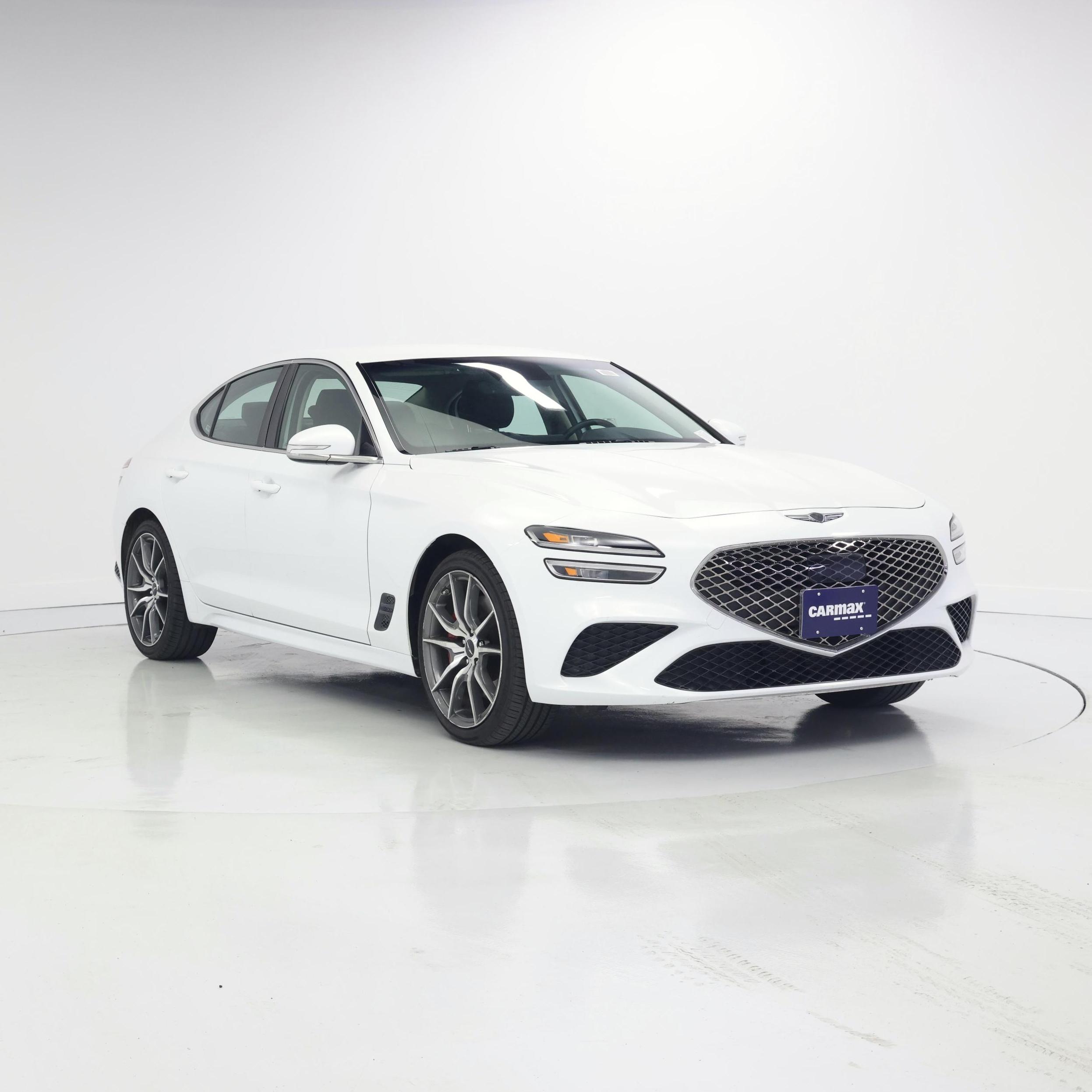 White 2025 Genesis G70 Sedan Rear-Wheel Drive Automatic
