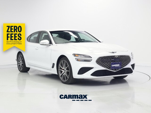White 2025 Genesis G70 Sedan Rear-Wheel Drive Automatic