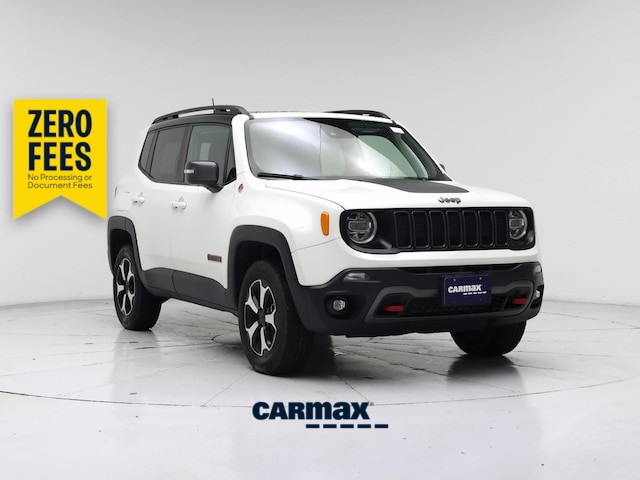 White 2021 Jeep Renegade SUV / Crossover Four-Wheel Drive Automatic