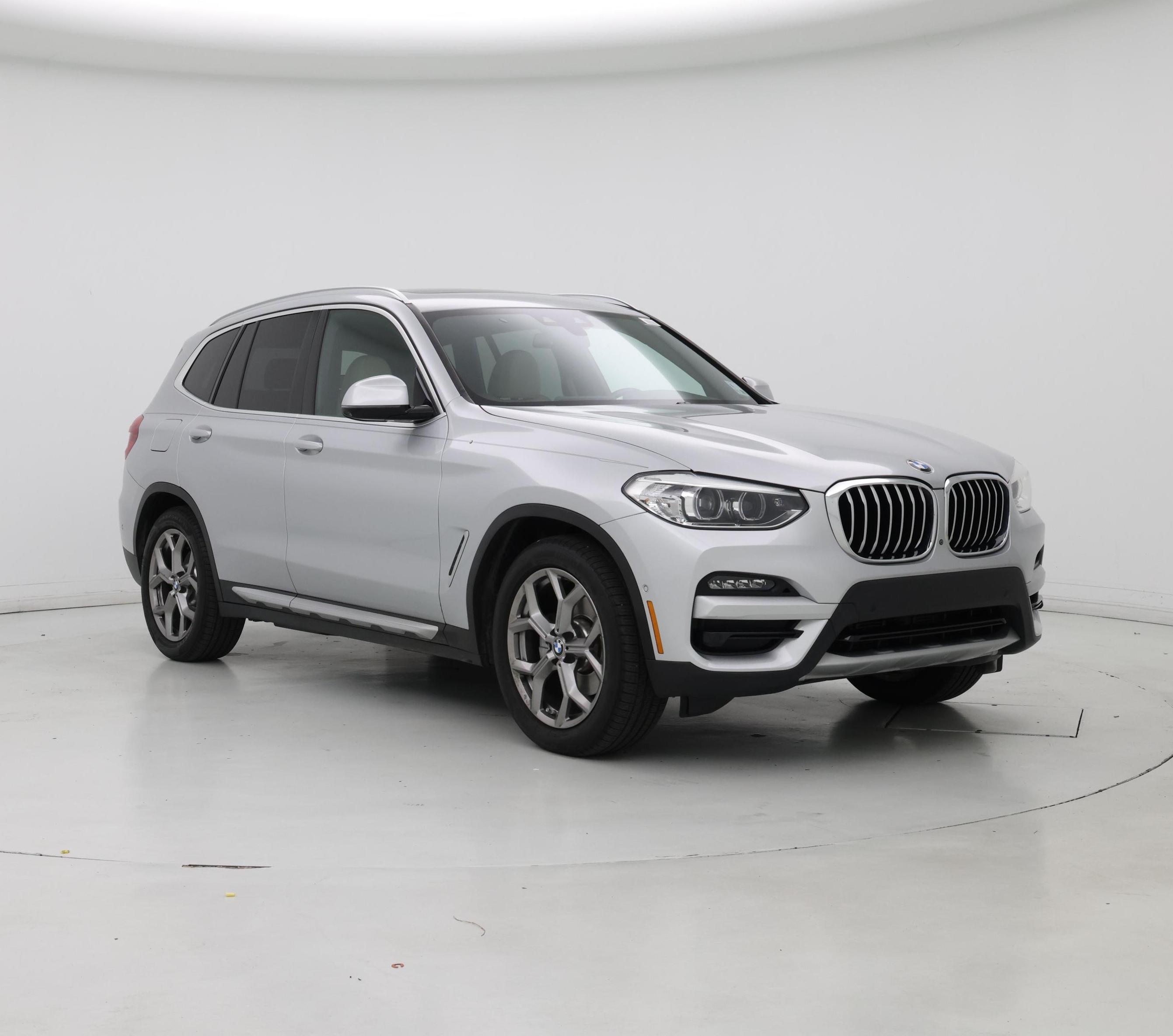 Silver 2021 BMW X3 SUV / Crossover Rear-Wheel Drive Automatic