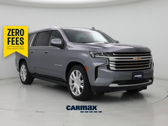 Silver 2022 Chevrolet Suburban SUV / Crossover Four-Wheel Drive Automatic