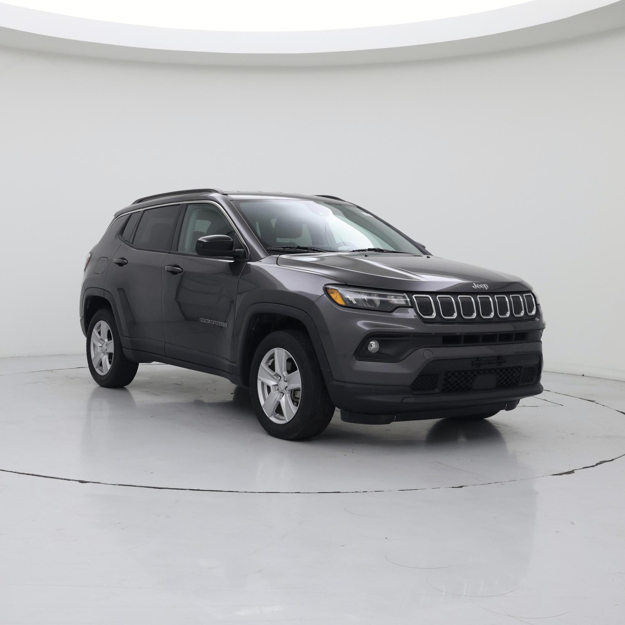 Gray 2022 Jeep Compass SUV / Crossover Four-Wheel Drive Automatic