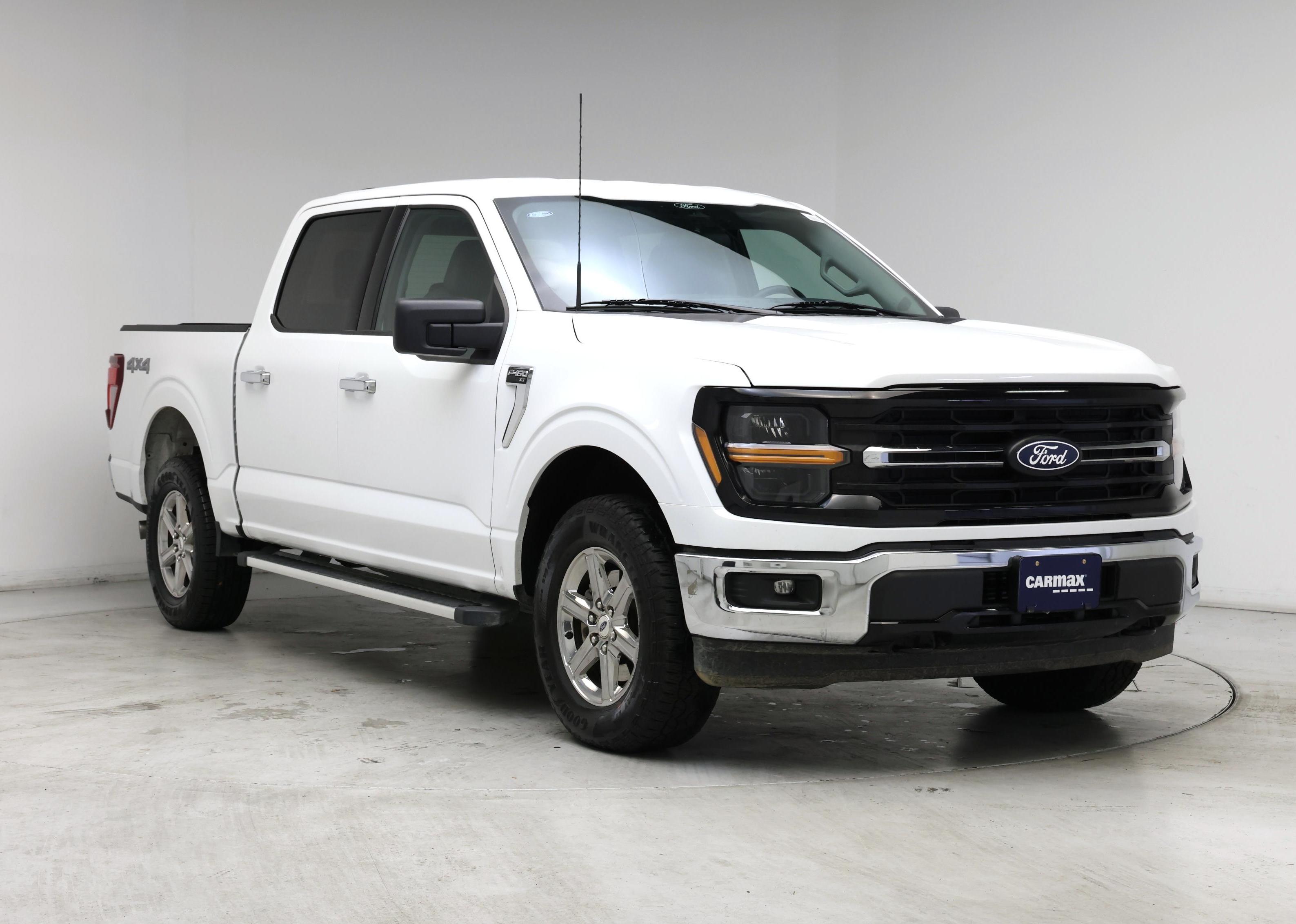 White 2025 Ford F-150 Pickup Truck Four-Wheel Drive Automatic