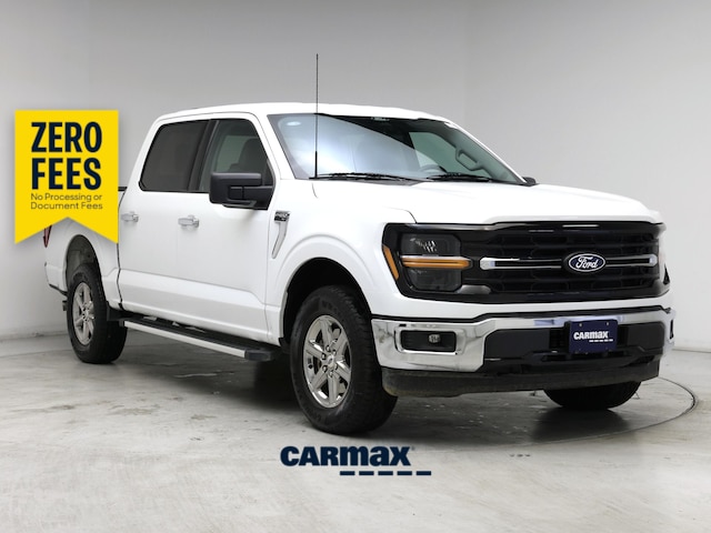 White 2025 Ford F-150 Pickup Truck Four-Wheel Drive Automatic