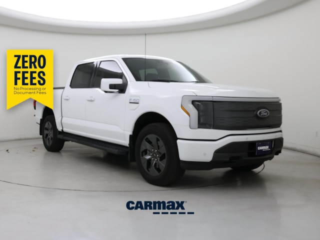Black 2023 Ford F-150 Lightning Pickup Truck All-Wheel Drive Automatic