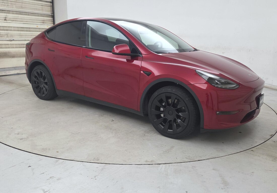 2024 Tesla Model Y Long Range All-Wheel Drive in Red — CarMax photo