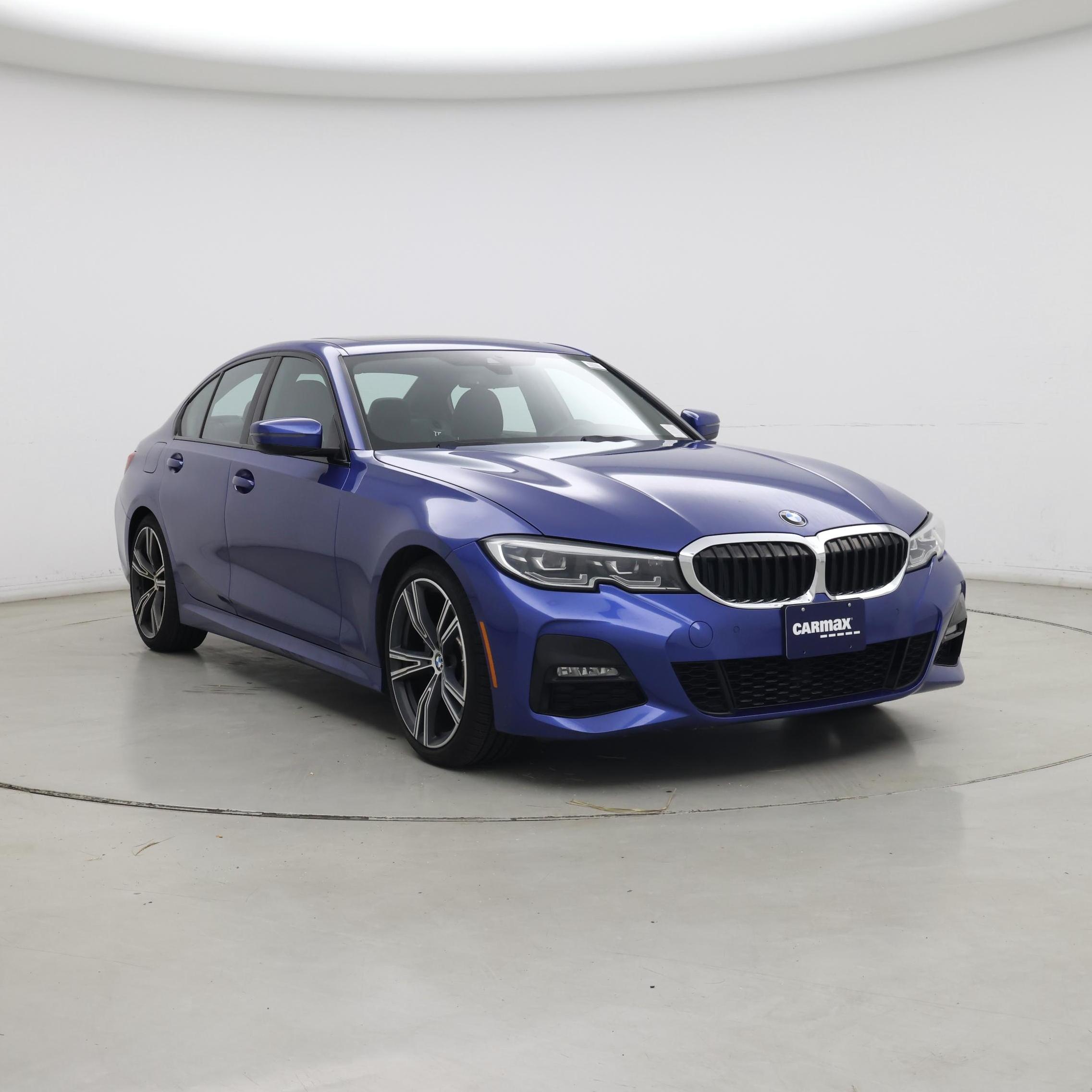 Blue 2021 BMW 3 Series Sedan Rear-Wheel Drive Automatic