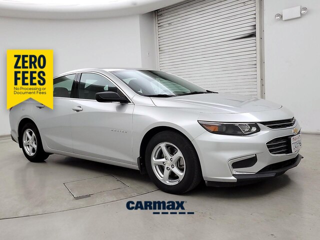 Silver 2017 Chevrolet Malibu Sedan Front-Wheel Drive Automatic