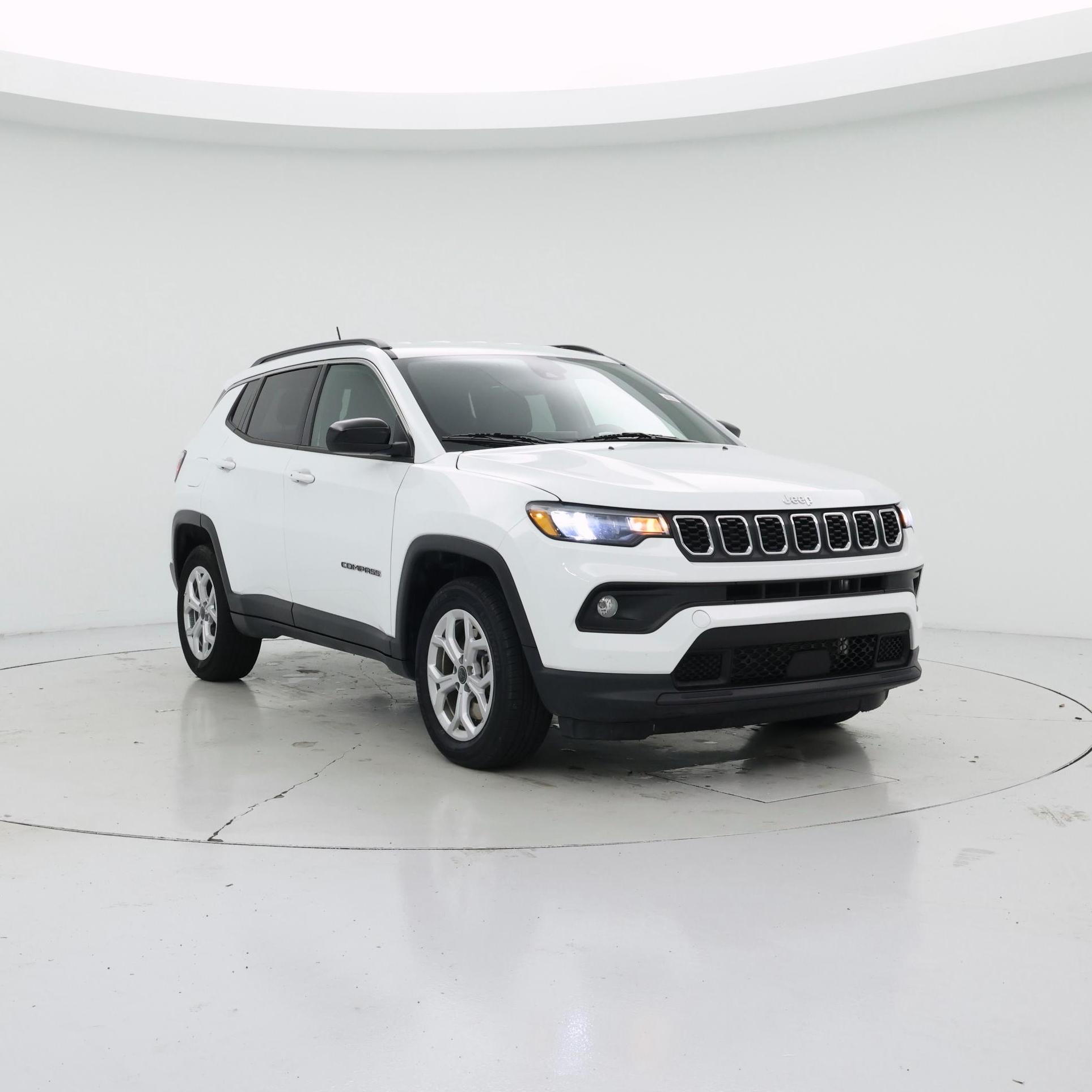 White 2025 Jeep Compass SUV / Crossover Four-Wheel Drive Automatic