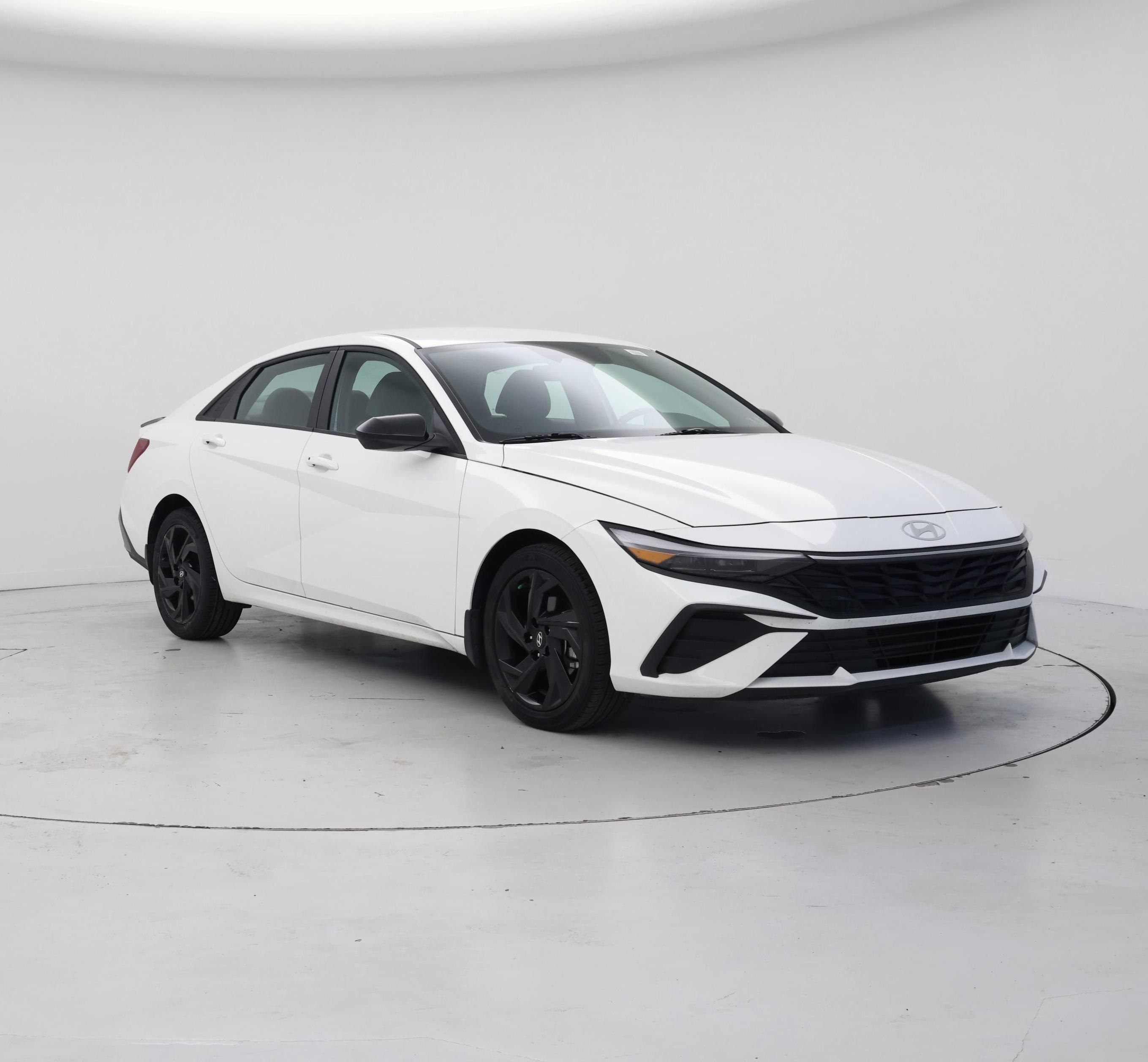 White 2026 Hyundai Elantra Sedan Front-Wheel Drive Automatic