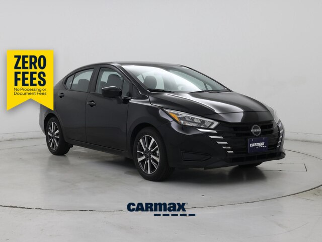 Black 2025 Nissan Versa Sedan Front-Wheel Drive Automatic