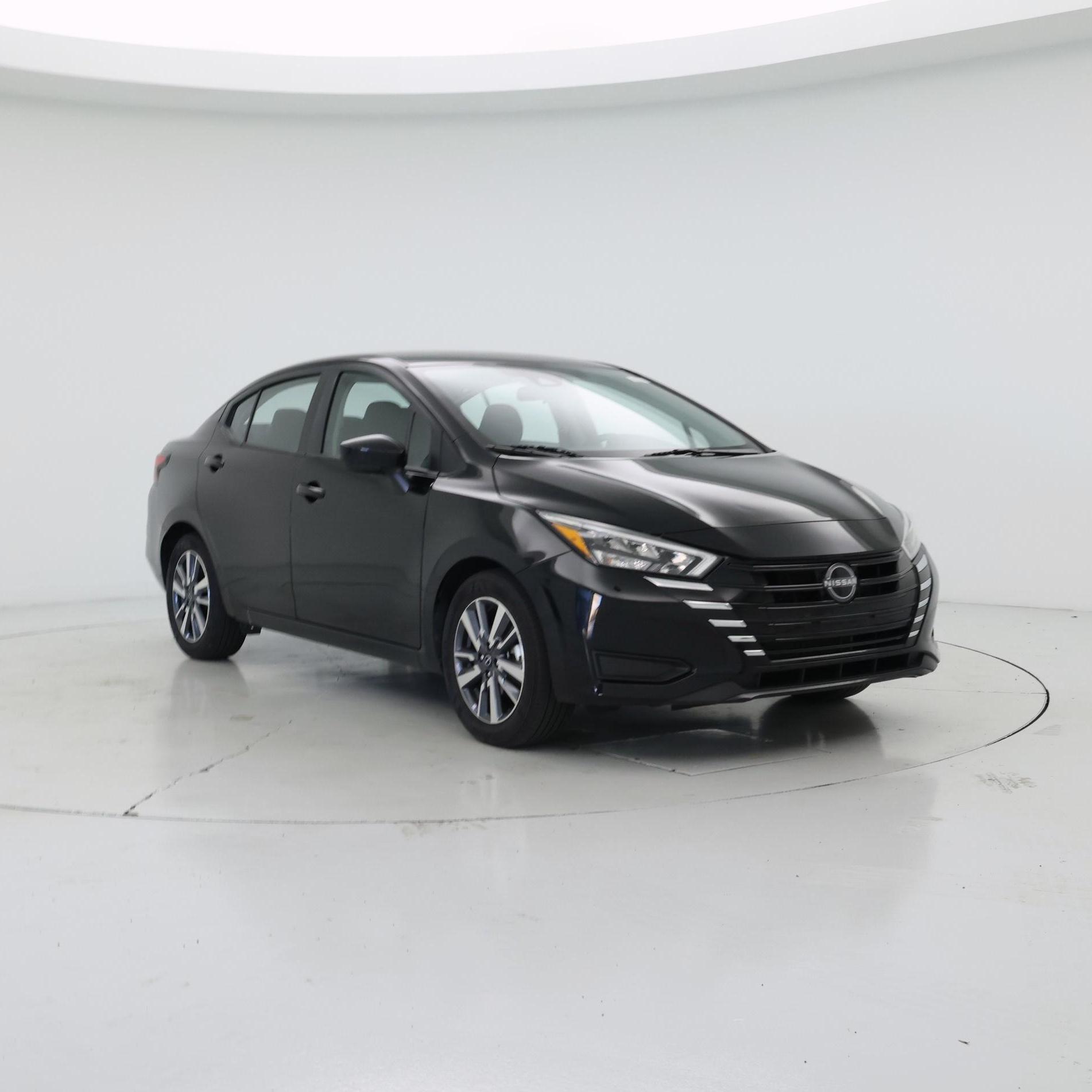 Black 2025 Nissan Versa Sedan Front-Wheel Drive Automatic