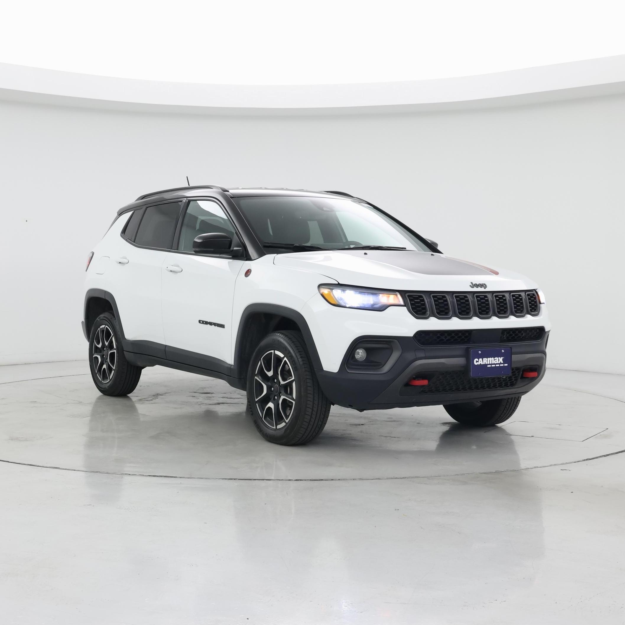 White 2025 Jeep Compass SUV / Crossover Four-Wheel Drive Automatic