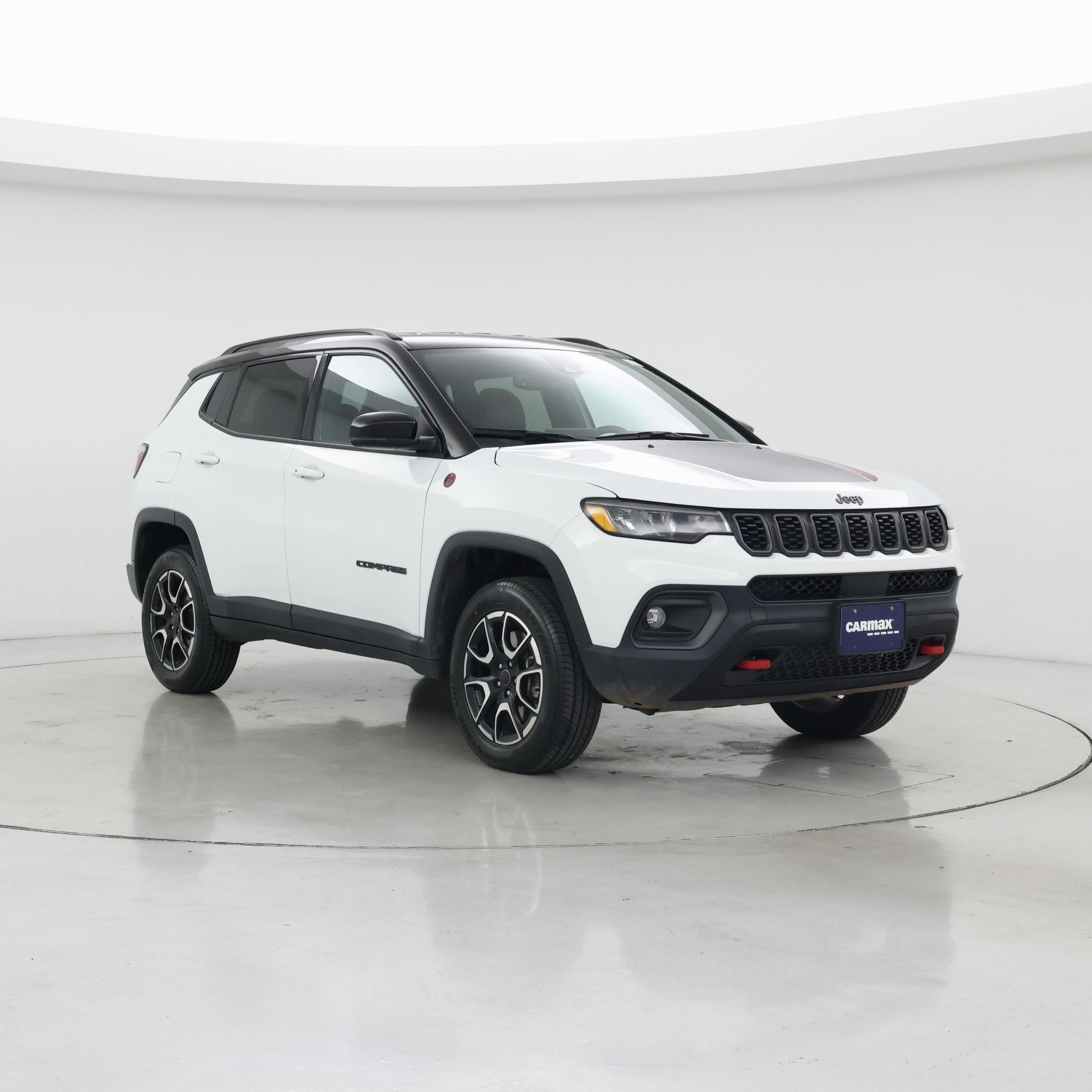 White 2025 Jeep Compass SUV / Crossover Four-Wheel Drive Automatic