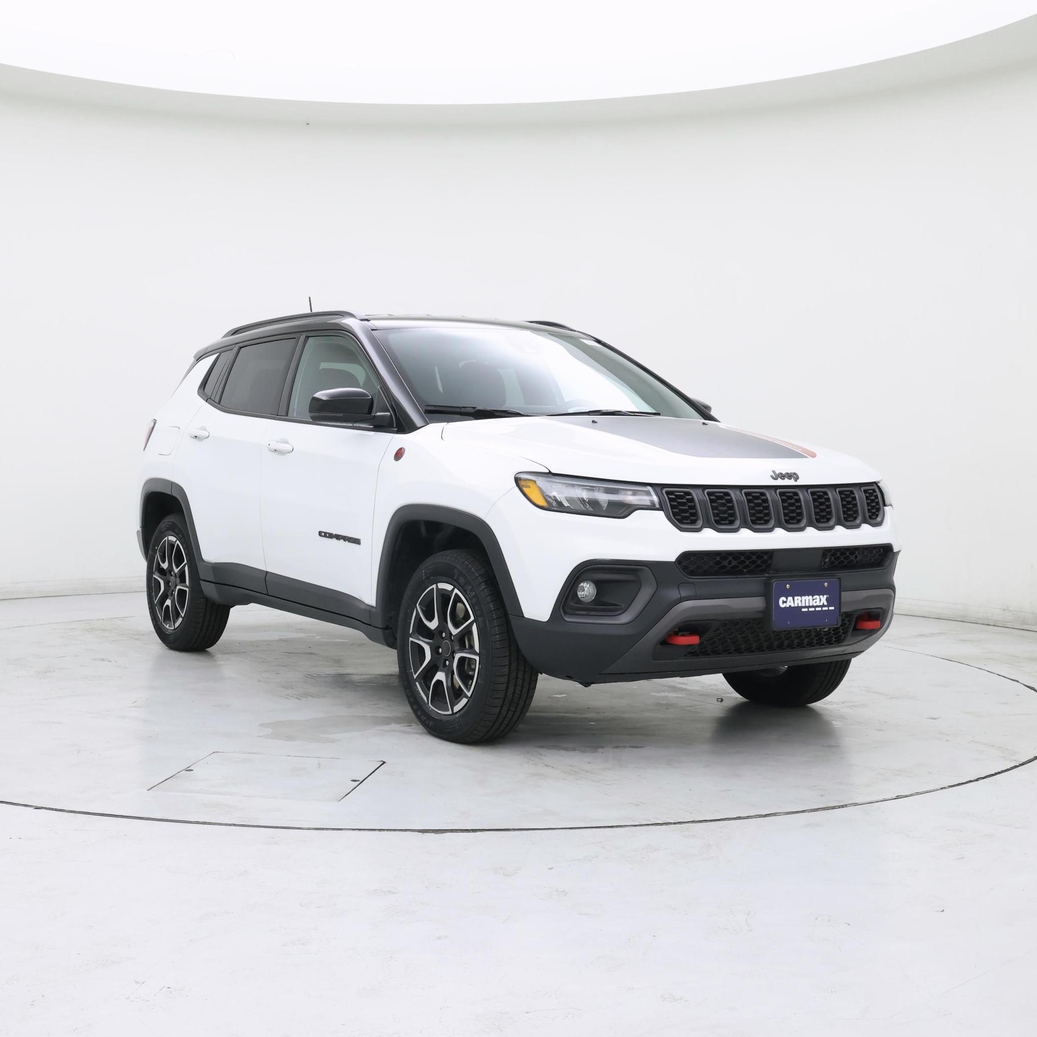 White 2025 Jeep Compass SUV / Crossover Four-Wheel Drive Automatic
