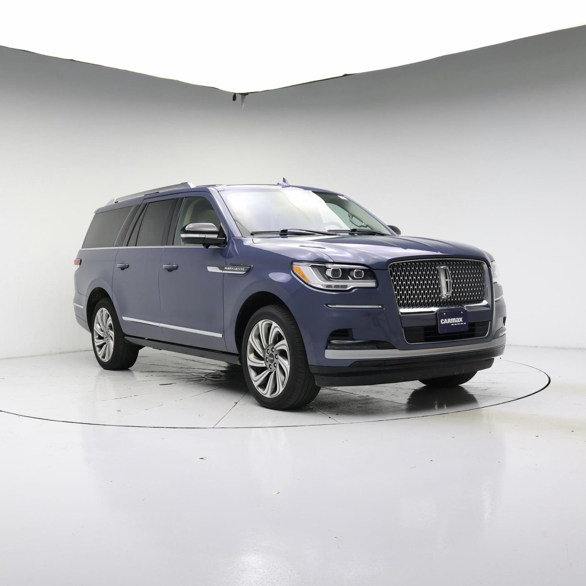 Blue 2023 Lincoln Navigator SUV / Crossover Four-Wheel Drive Automatic