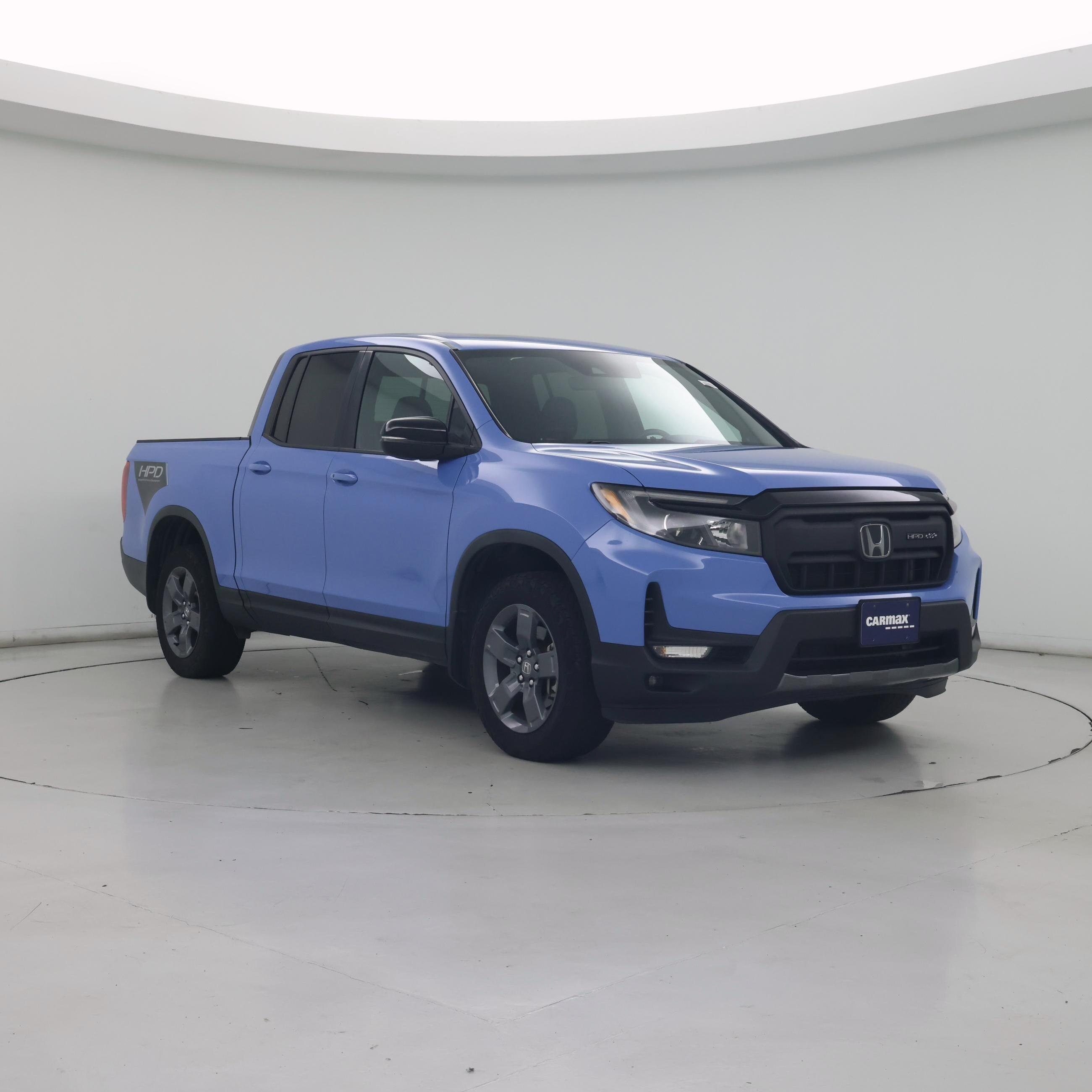 Blue 2025 Honda Ridgeline Pickup Truck All-Wheel Drive Automatic