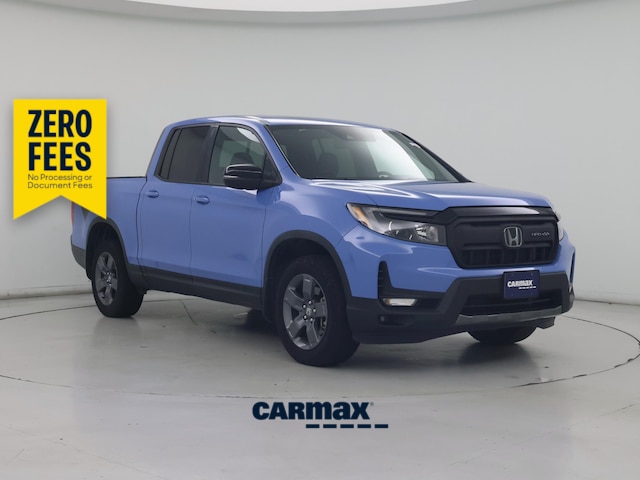Blue 2025 Honda Ridgeline Pickup Truck All-Wheel Drive Automatic