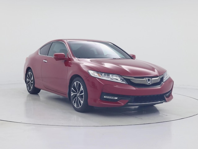 Red 2017 Honda Accord Coupe EX-L V6 Coupe Front-Wheel Drive Manual