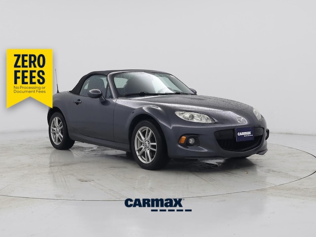 Gray 2014 Mazda MX-5 Miata Convertible Rear-Wheel Drive Manual