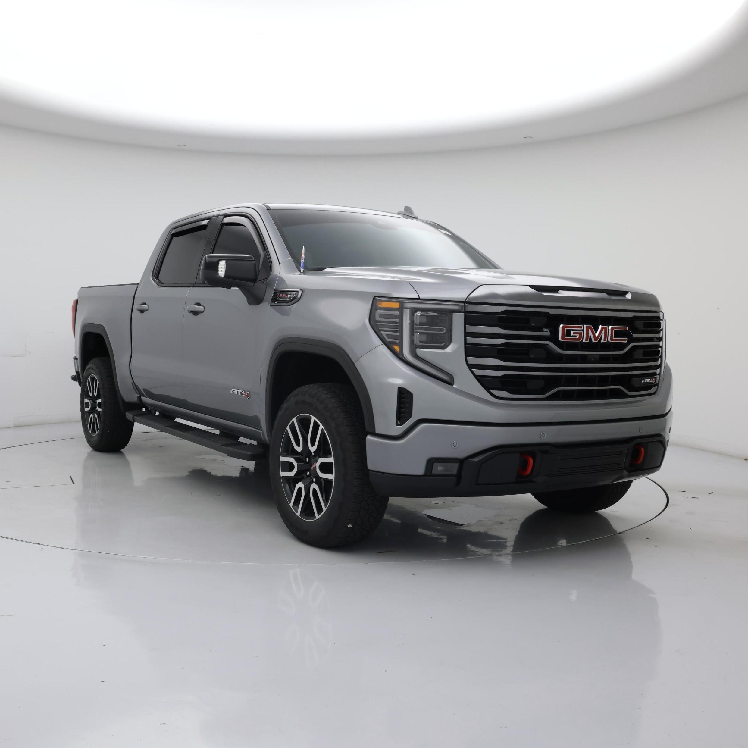 Silver 2024 GMC Sierra 1500 Pickup Truck Four-Wheel Drive Automatic