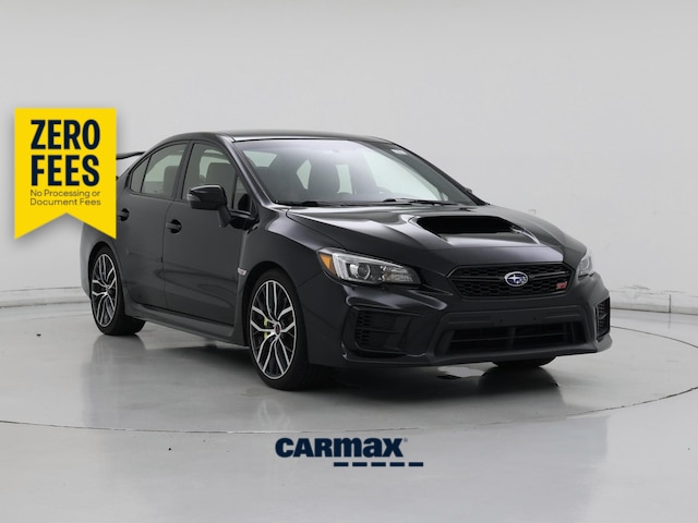 Black 2021 Subaru WRX STI Sedan All-Wheel Drive Manual