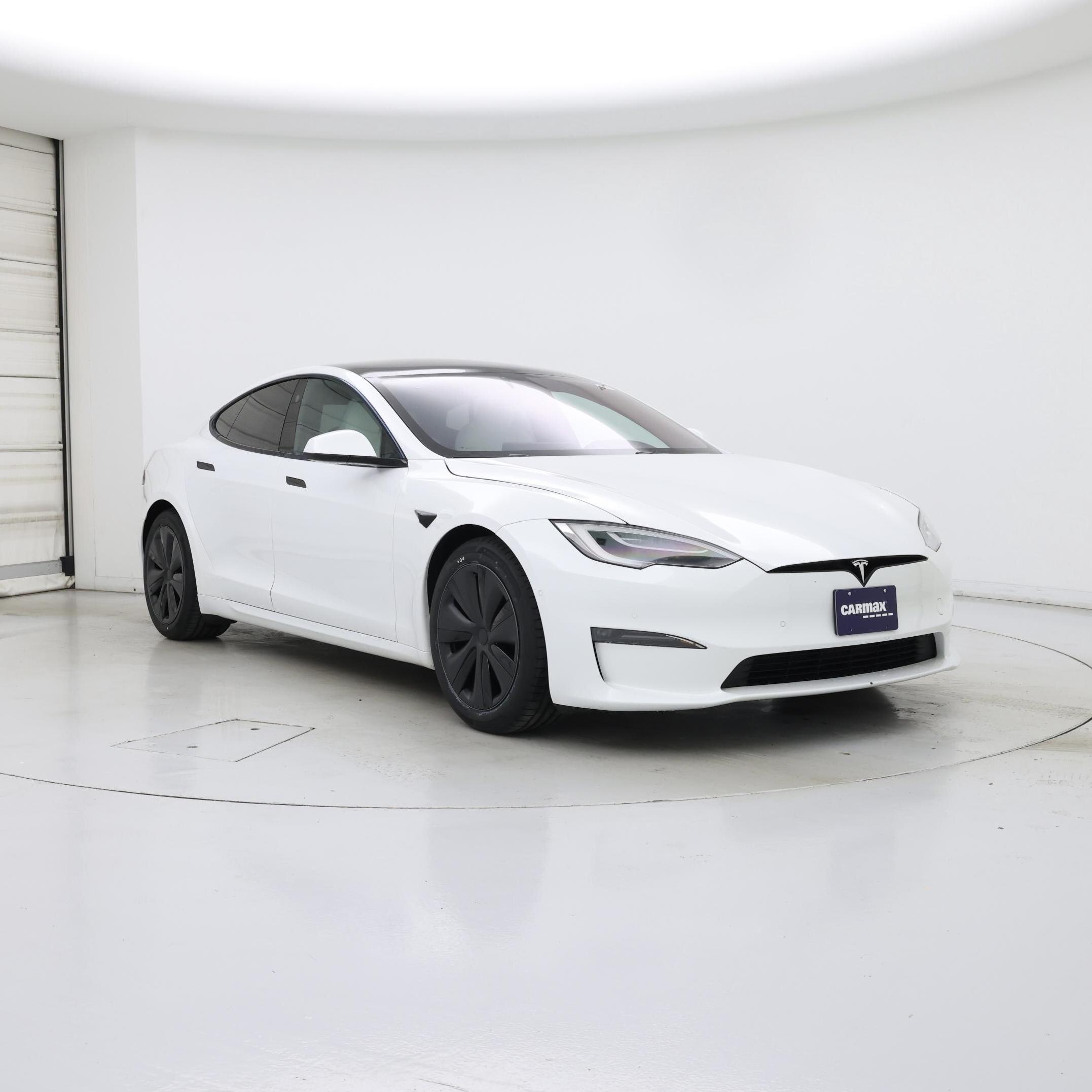 White 2022 Tesla Model S Sedan All-Wheel Drive Automatic