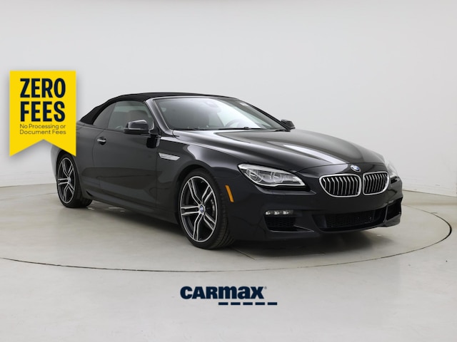 Black 2018 BMW 6 Series 640i Convertible RWD Convertible Rear-Wheel Drive Automatic