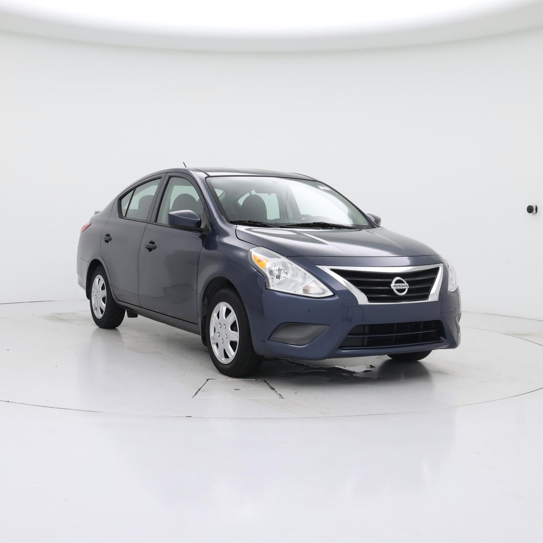 Blue 2016 Nissan Versa Sedan Front-Wheel Drive Automatic