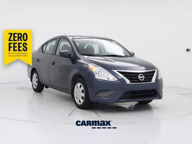 Blue 2016 Nissan Versa Sedan Front-Wheel Drive Automatic