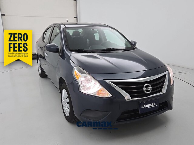 Blue 2015 Nissan Versa Sedan Front-Wheel Drive Automatic