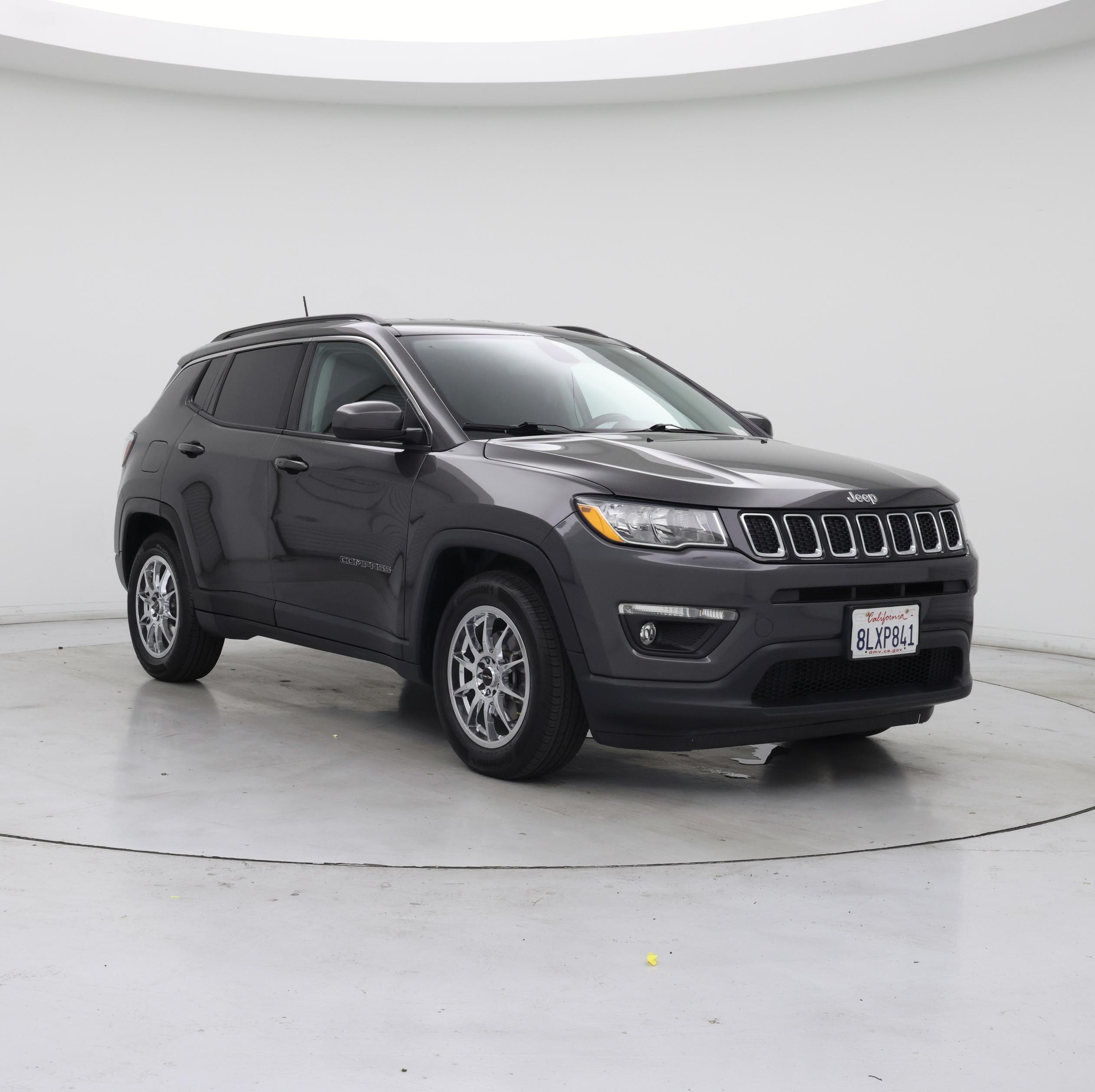 Gray 2019 Jeep Compass Latitude FWD SUV / Crossover Front-Wheel Drive Automatic