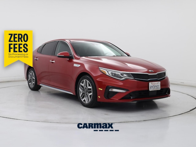 Red 2020 Kia Optima Hybrid EX FWD Sedan Front-Wheel Drive Automatic