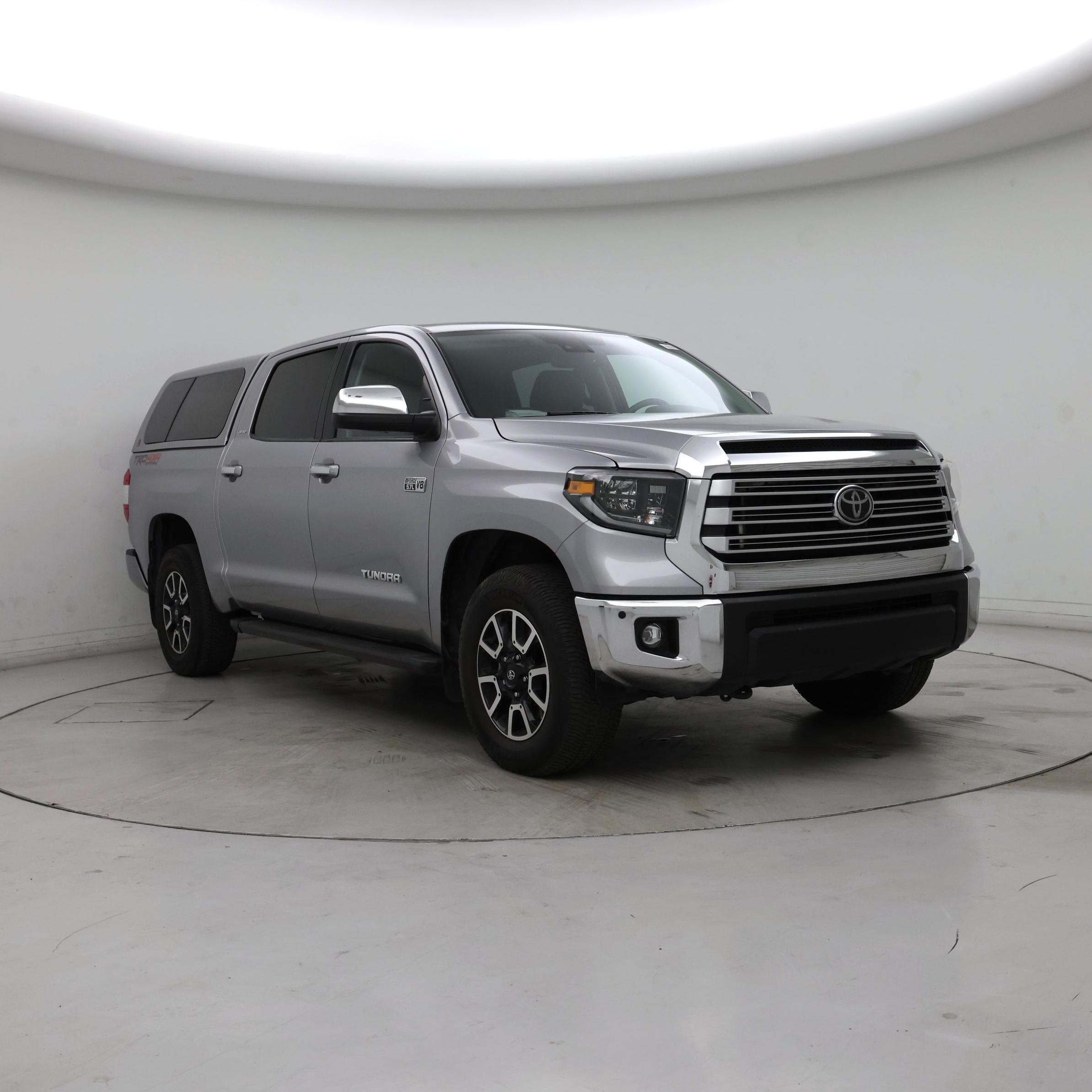Silver 2020 Toyota Tundra Limited CrewMax 4WD Pickup Truck Four-Wheel Drive Automatic