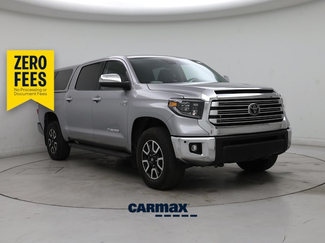 Silver 2020 Toyota Tundra Limited CrewMax 4WD Pickup Truck Four-Wheel Drive Automatic
